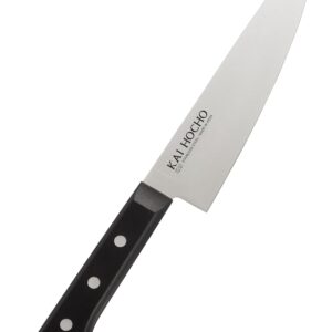 Kai Gift Box Hocho Premium Chef Knife 7.36 Inc. Blade, Black, Stainless Steel Knife.