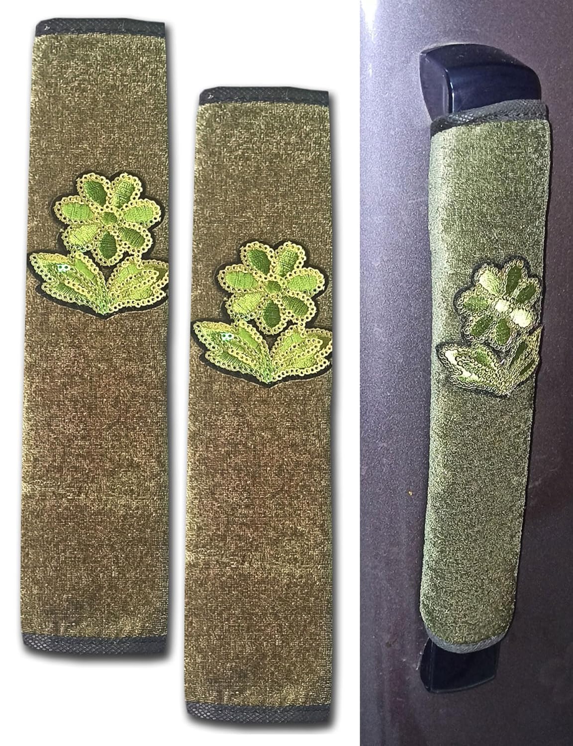 Multipurpose Velvet Fridge Handle Cover, Washable Refrigerator Fridge Handle Cover Cases Used for All Brands Single Door Double Door Safe and Shock Proof with Dirt Free 1 Pair (Green) Multipurpose Velvet Fridge Handle Cover, Washable Refrigerator Fridge Handle Cover Cases Used for All Brands Single Door Double Door Safe and Shock Proof with Dirt Free 1 Pair (Green)