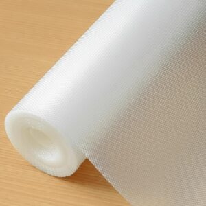 PulGos Waterproof, Washable & Reusable Anti Slip Mat (45 cm * 300 cm) – Shelf Liner for Kitchen Shelves, Fridge Liners & Drawer Mats | Non Adhesive Plastic Sheet | Cupboard Cover for Home & Office