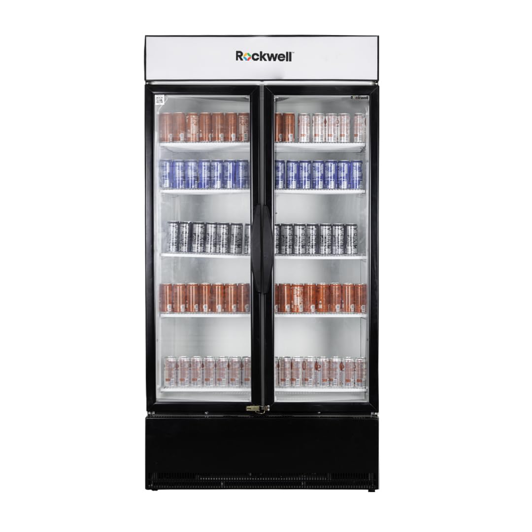 ROCKWELL RVC1100B Double glass door Visi cooler, 4 Year Warranty, White (Internal LED, Heavy Duty, Dynamic cooling) ROCKWELL RVC1100B Double glass door Visi cooler, 4 Year Warranty, White (Internal LED, Heavy Duty, Dynamic cooling)