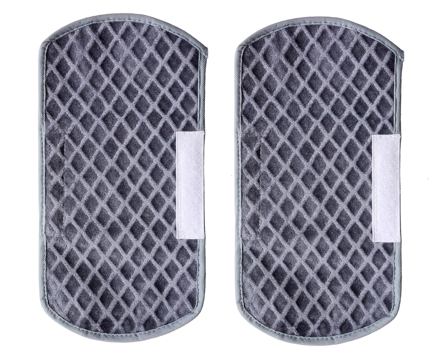 SA HANDLOOMS Refrigerator Handle Cover Set of 2,6×12 Inch-Grey SA HANDLOOMS Refrigerator Handle Cover Set of 2,6×12 Inch-Grey