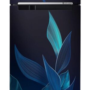 Samsung 236L 2 Star Inverter Frost-Free Double Door Refrigerator Appliance (RT28C31429U/HL,Paradise Bloom Blue), Base Stand Drawer