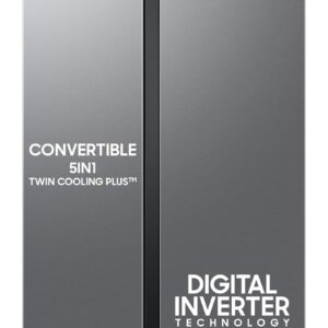 Samsung 653L WI-FI Enabled SmartThings Side By Side Inverter Refrigerator (RS76CG8113SLHL, EZ Clean Steel)