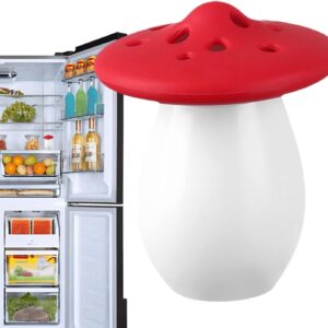 Toxen Fridge Odor Absorber Container Holder Mushroom Shaped Refrigerator Deodorizer Baking Soda Smell Remover | Refrigerator Odor Eliminator (No Soda) (1Pcs)