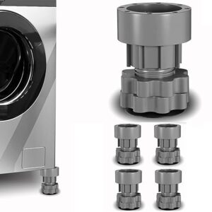 Washing Machin Vibration Pads Height Adjustable Vibration Pads for Washing Machine Noice canceling pad (4 pcs Set)