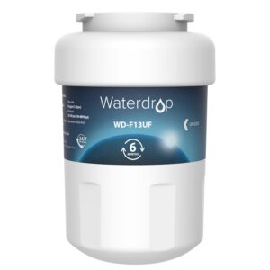 Waterdrop Ultra-Filtration Refrigerator Water Filter, Replacement for GE® SmartWater® MWF®, MWFINT, MWFP, MWFA, GWF, HDX FMG-1, GSE25GSHECSS